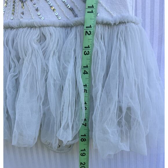 Tutu De Monde Mint Embellished Tulle Dress 2-3 Toddler Stardance - Picture 14 of 14